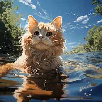 Aguas Melódicas: Notas Musicales Para Gatos De Río by Sonidos de agua para spa