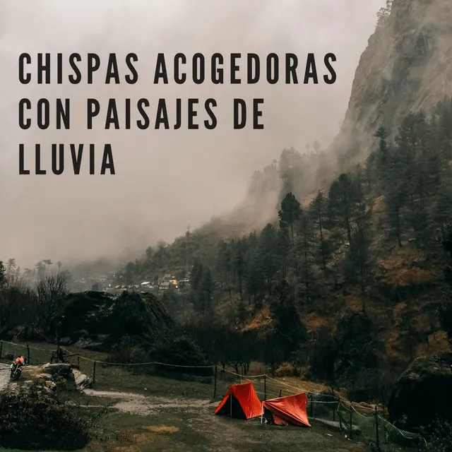 Chispas Acogedoras con Paisajes de Lluvia