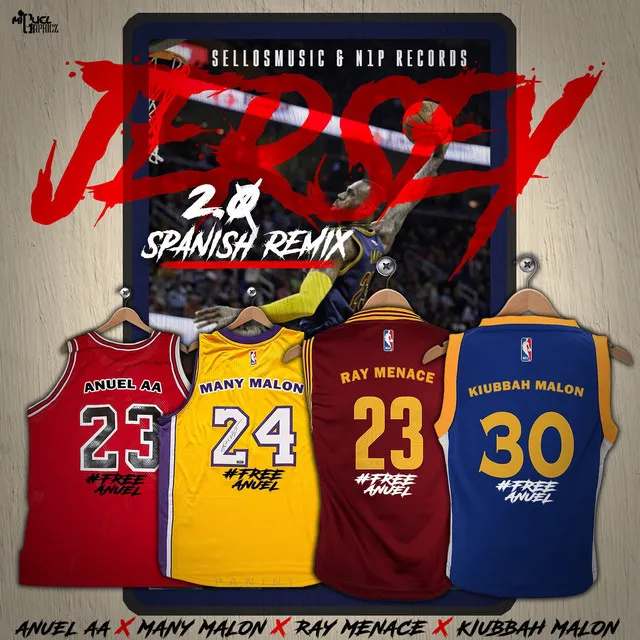 Jersey 2.0 ( Spanish Remix) [feat. Anuel Aa, Kiubbah Malon & Many Malon]