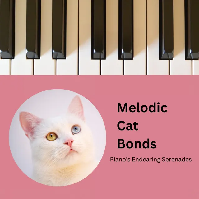 Enchanted Feline Echoes: Piano's Melodic Bond