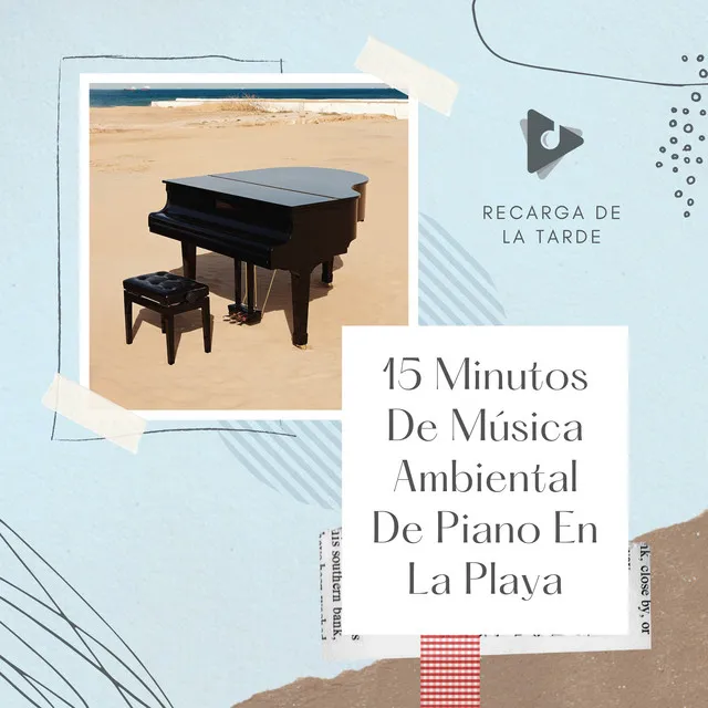 Ondas de la playa con el piano de sueño del bebé