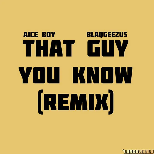 That Guy(remix)