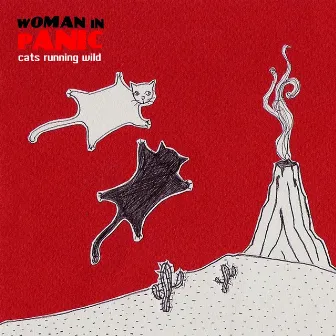 Cats Running Wild by Woman In Panic