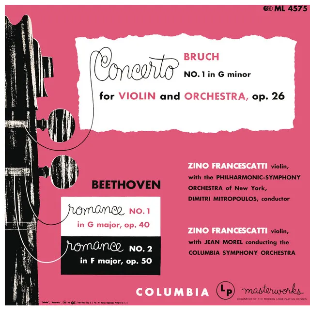 Bruch: Concerto No. 1 in G Minor - Beethoven: Violin Romances - Saint-Saens: Violin Concertos