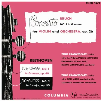 Bruch: Concerto No. 1 in G Minor - Beethoven: Violin Romances - Saint-Saens: Violin Concertos by Jean Paul Morel