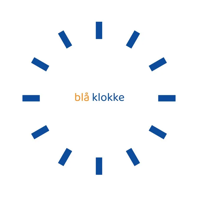 Blå klokke