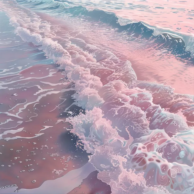 Sleepy Pink Waves