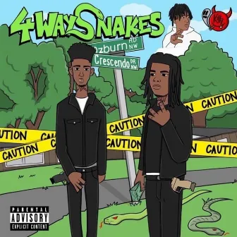 4waysnakes by Zone1eriic