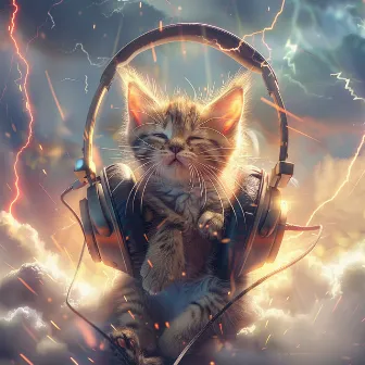 Cats Thunder Purr: Music for Feline Comfort by Rhobi