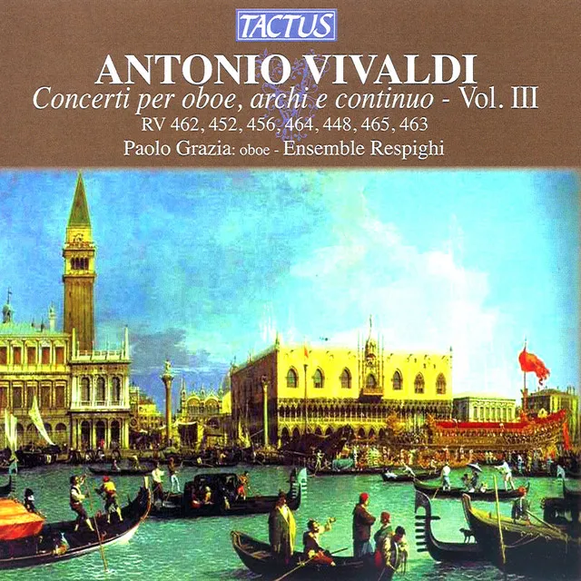 Oboe Concerto in B-Flat Major, Op. 7/ii, No. 1, RV 464: I. Allegro