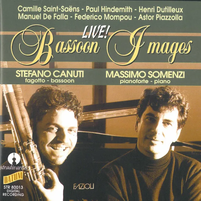 Aureana do sil (Arr. S. Canuti for Bassoon & Piano) [Live]