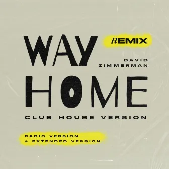 Way Home (Remixes) by David Zimmerman