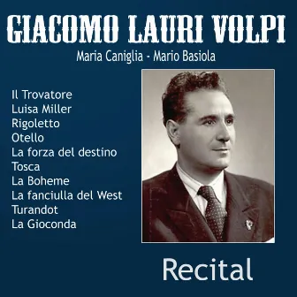 Giacomo Lauri Volpi - Recital by Giacomo Lauri Volpi