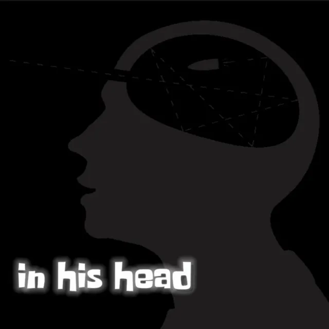 in his head