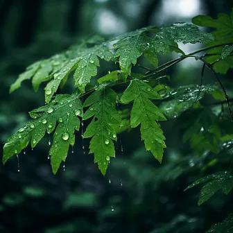 Melodías De Lluvia: Sinfonía De La Naturaleza by Música de mesa para sentirse bien durante la cena