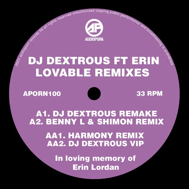 Lovable - DJ Dextrous VIP