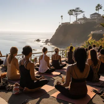 Escape Costero De Yoga: Música Relajante De Éxtasis Oceánico by Sinfonía de fuego binaural del yoga