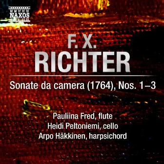 Richter: Sonatas for Flute, Harpsichord and Cello, Vol. 1 by Pauliina Fred