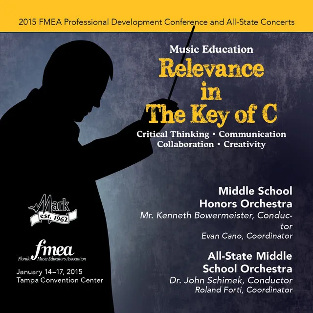 2015 Florida Music Educators Association (FMEA): Middle School Honors Orchestra & All-State Middle School Orchestra [Live]