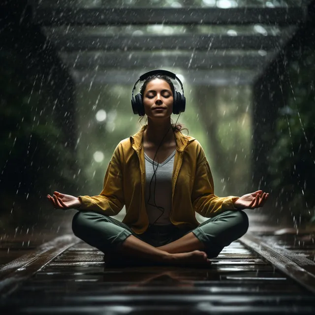 Binaural Rain Mindful Practice