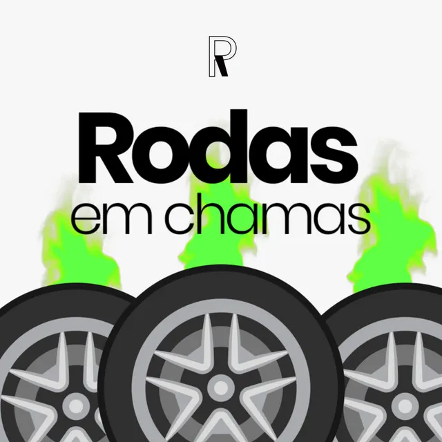 Rodas em chamas (desacelerado)