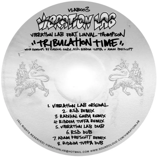 Tribulation Time - Vibration Lab Dub