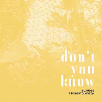 Don't You Know by Roberto Mozza