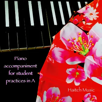 Piano accompaniment for Native Flute student practices in A by Haitch Music