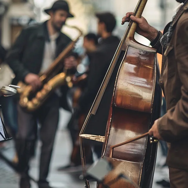 Mosaico Mezclado De Melodía De Jazz