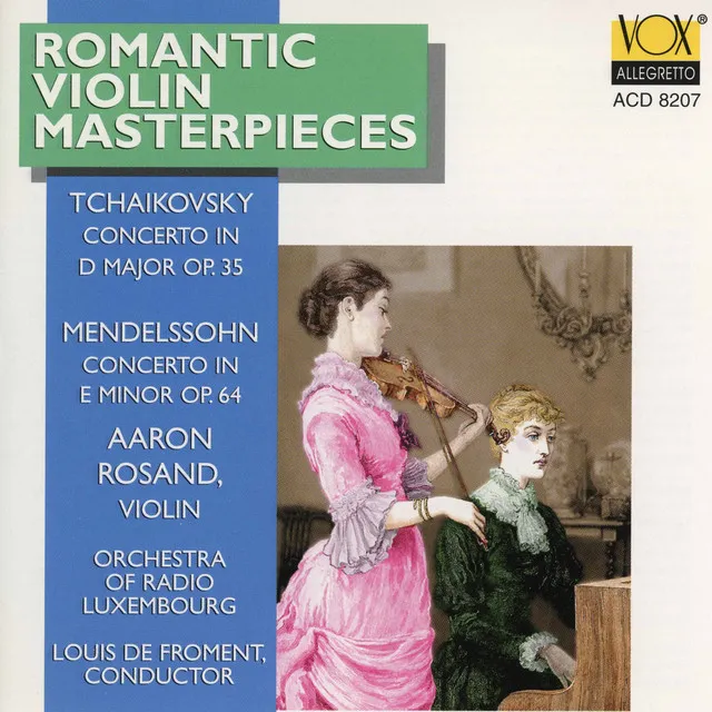 Violin Concerto in D Major, Op. 35, TH 59: II. Canzonetta. Andante