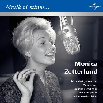 Monica Zetterlund/Musik vi minns by Monica Zetterlund