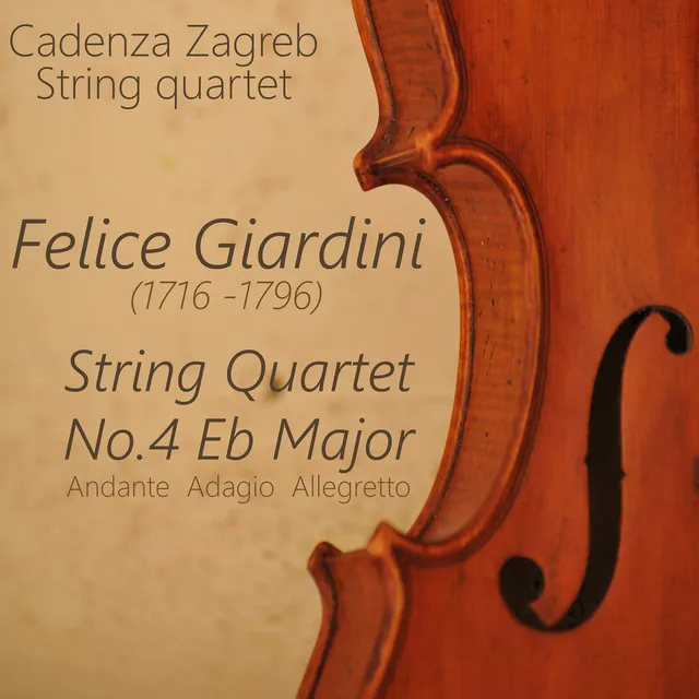 Felice Giardini: String Quartet in E-Flat major