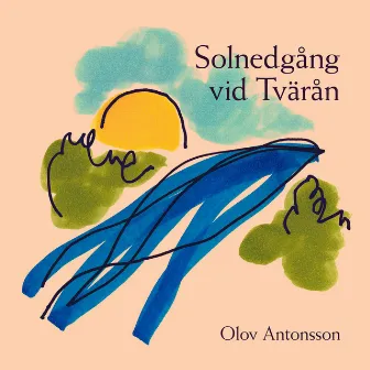 Solnedgång vid Tvärån by Olov Antonsson