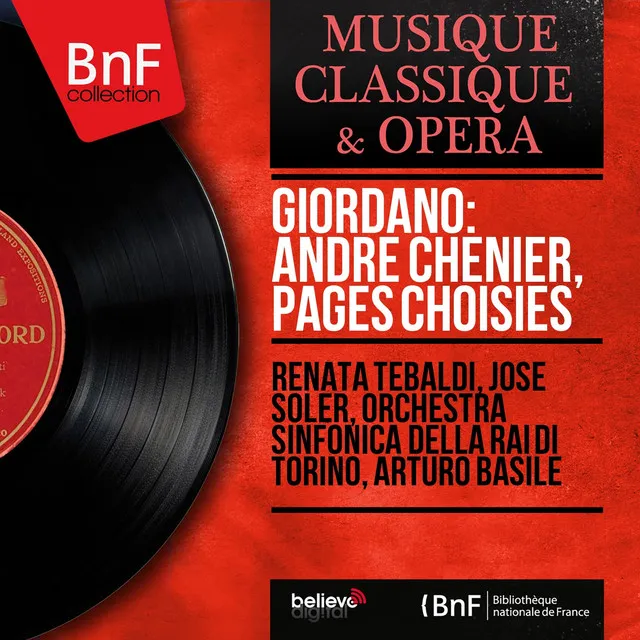 Giordano: André Chénier, pages choisies (Mono Version)