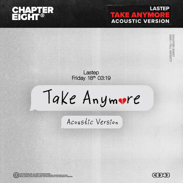 Take Anymore - Acoustic Version