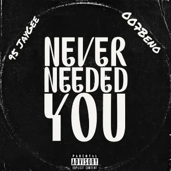 Never Needed You by 95 JayGee