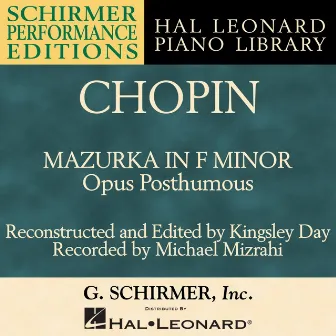 Mazurkas, Op. 68: No. 4 in F Minor, Andantino by Michael Mizrahi