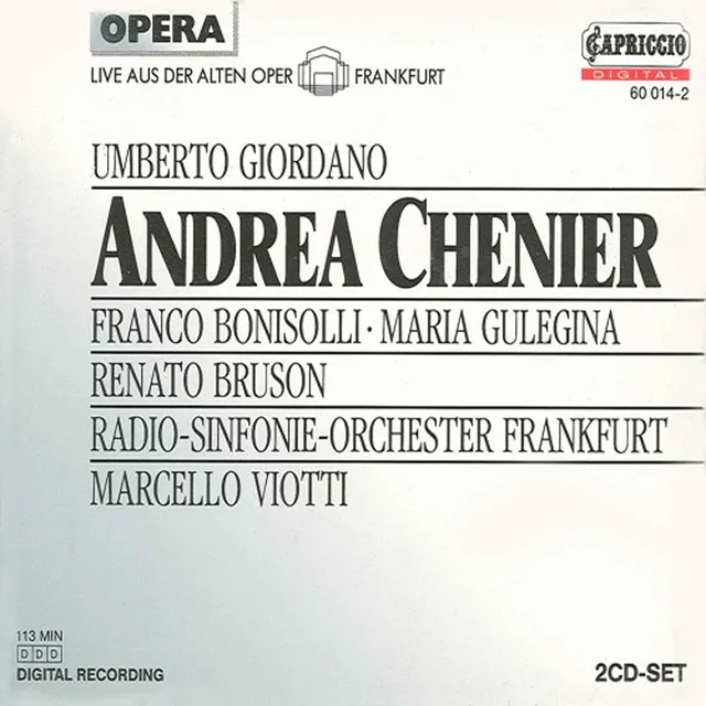 Andrea Chénier, 3. Akt: La mamma morta (Philadelphia): Act I: Un di all'azzurro spazio (Chenier)