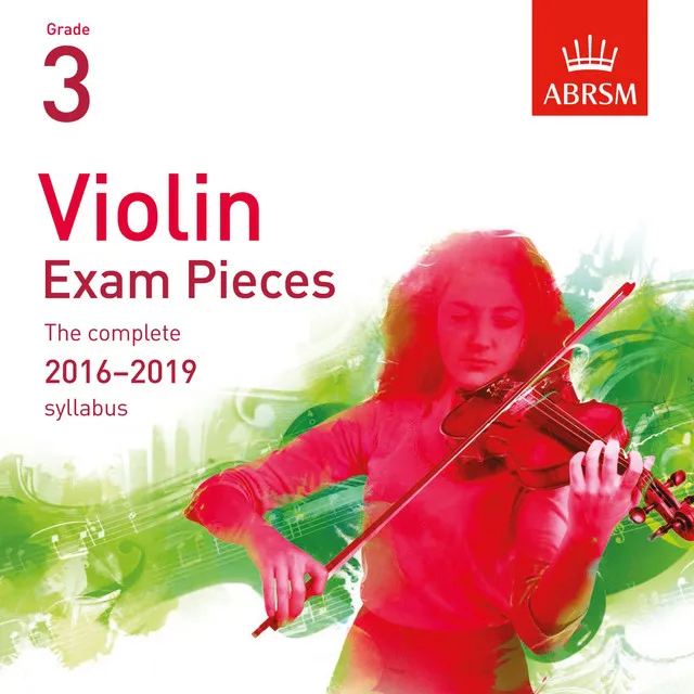 Violin Exam Pieces 2016 - 2019, ABRSM Grade 3