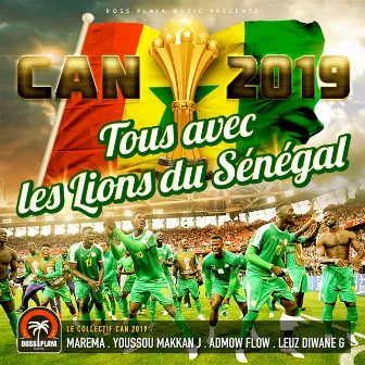 Tous avec les lions du senegal (can 2019) by Marema