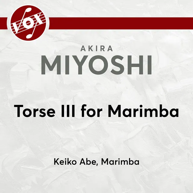 Torse III for Marimba