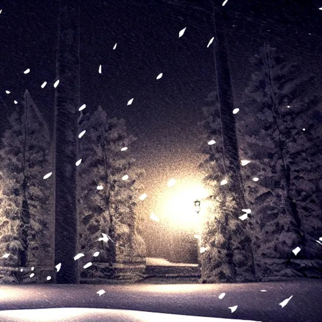 Midnight Snowfall