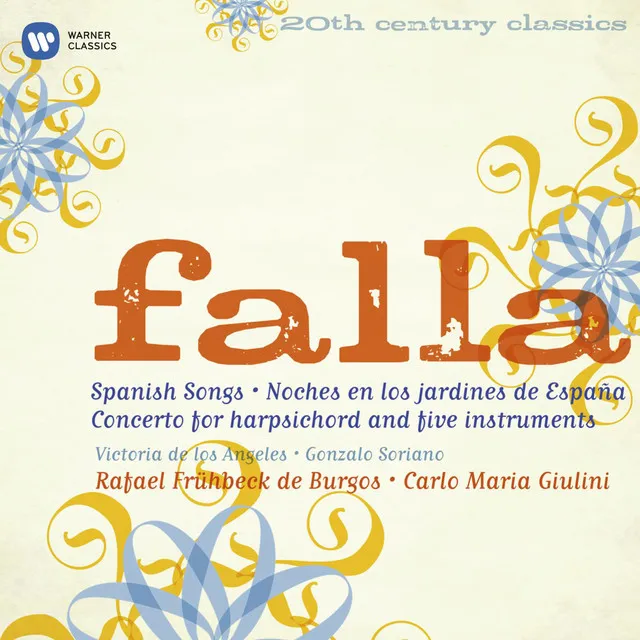 Falla: 7 Canciones populares españolas: No. 1, El paño moruno