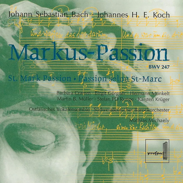 Markus-Passion, BWV 247, Choral: O Jesu du, mein Hilf und Ruh