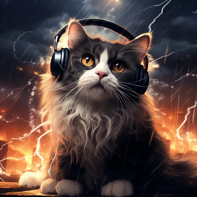 Serene Feline Thunder