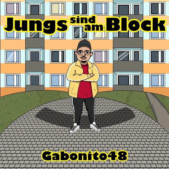 Jungs sind am Block