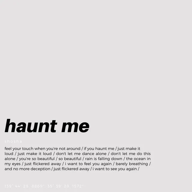 haunt me