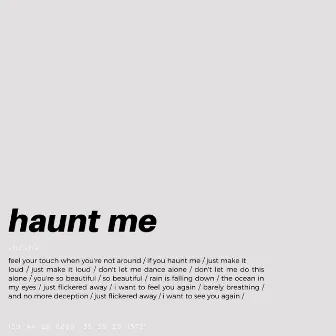 haunt me by shosha