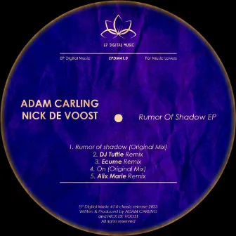 Rumor Of Shadow by Adam Carling