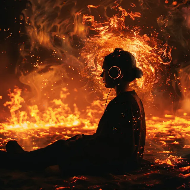 Binaural Fire Relaxation: Soothing Flames